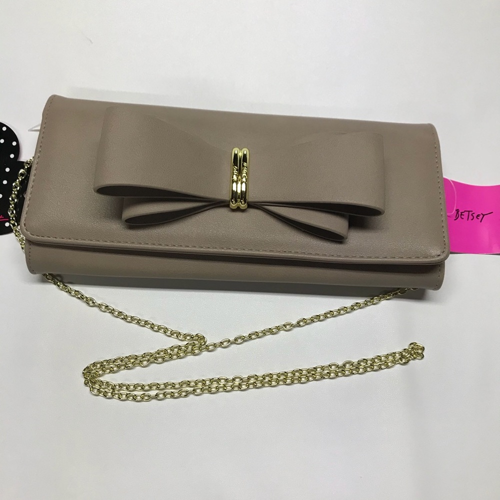 Betsey Johnson clutch. NWT